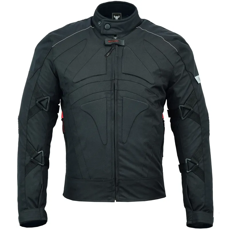 BULLDT Motorradjacke kurze Jacke Schwarz Grün Orange GW322J GW322J Grün (46/XS, Schwarz)