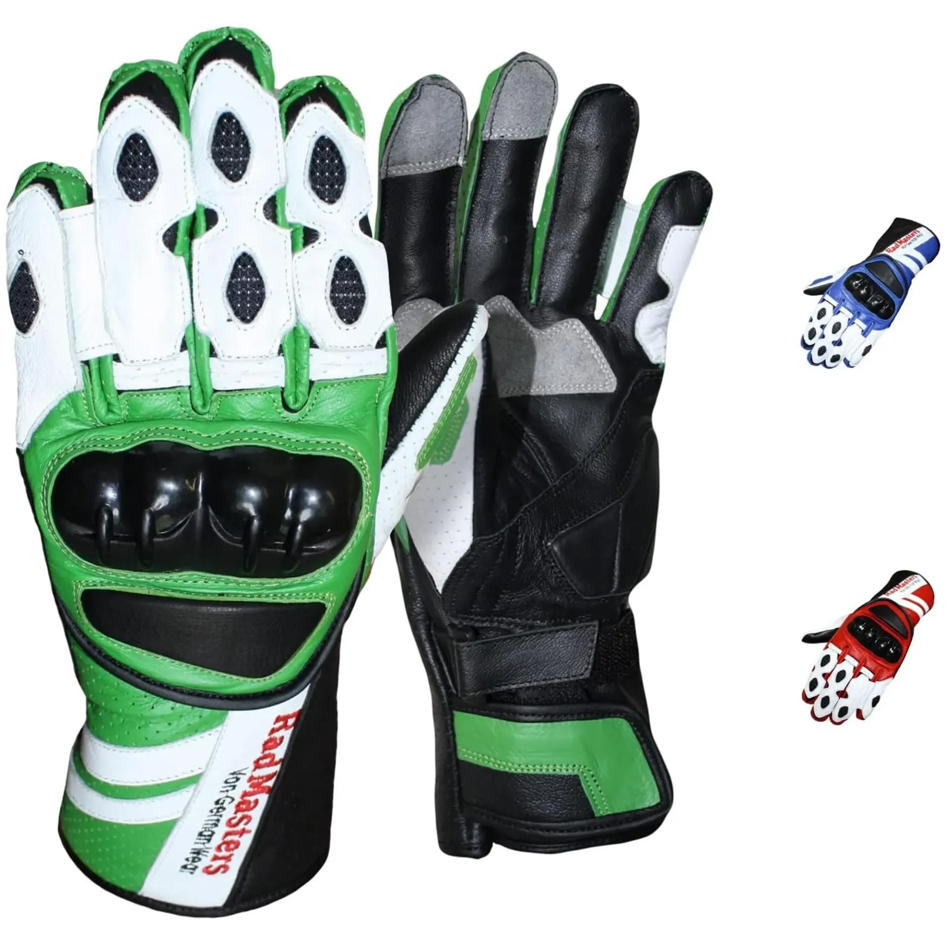 Motorcycle Biker Leather Gloves